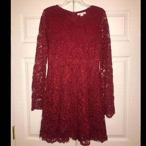 Red Lace Dress